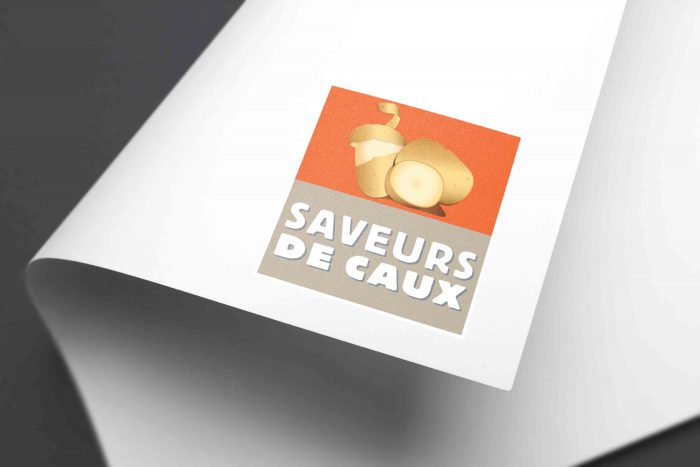 Mockup logo Saveurs de Caux